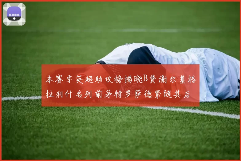 本赛季英超助攻榜揭晓B费谢尔基格拉利什名列前茅特罗萨德紧随其后